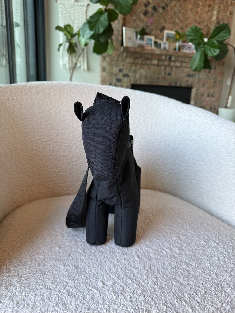 BAGGU x Collina Strada Horse Bag Crossbody Black NWOT - Picture 4 of 16